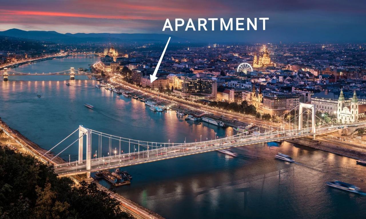 Spacious Riverside Residency - Magnificent View Budapest Bagian luar foto